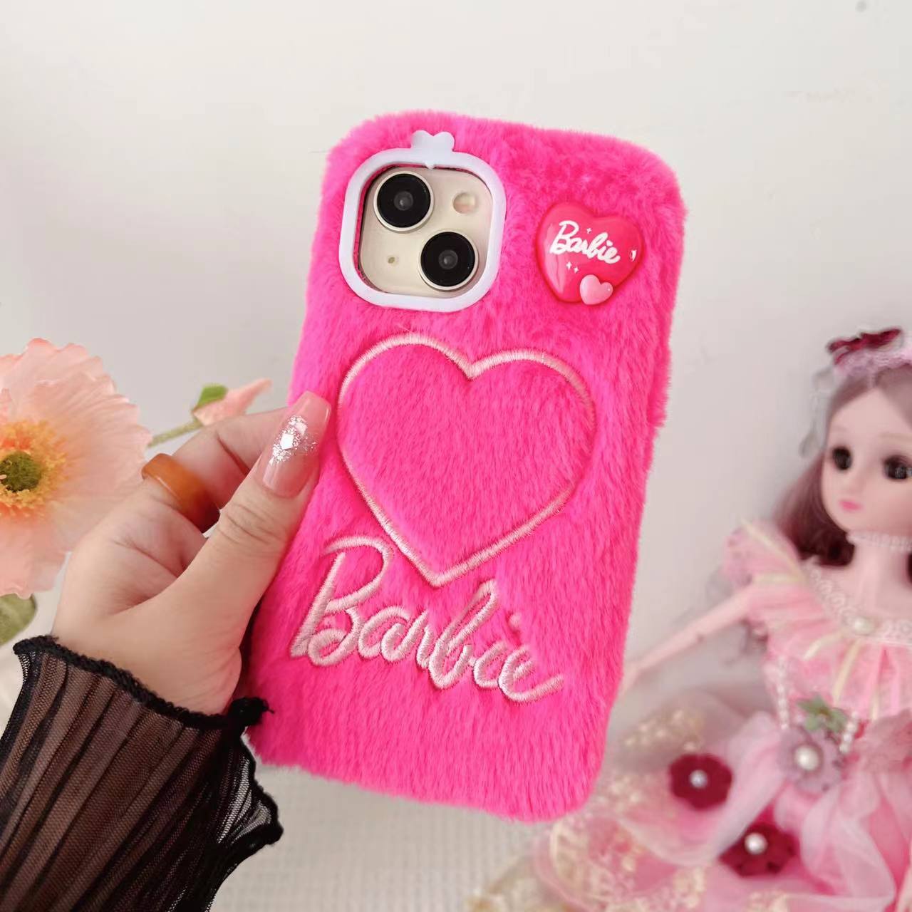 Barbie fluffy iPhone case X-15PM.