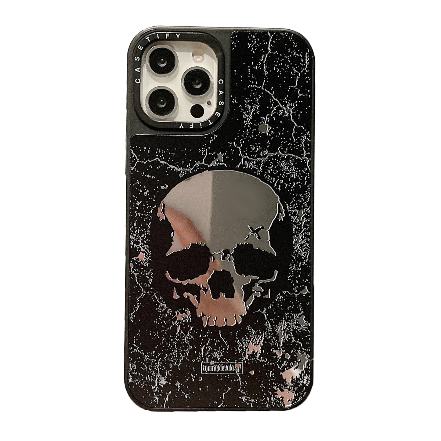 iPhone case,Bullying Skeleton,Mirror case.