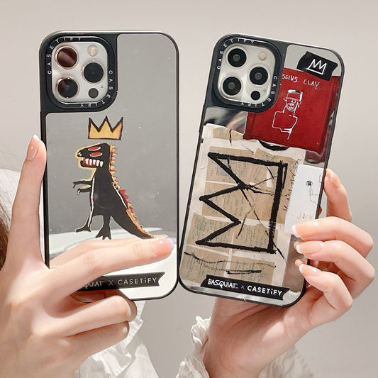 iPhone case,Crown and Dinosaur.