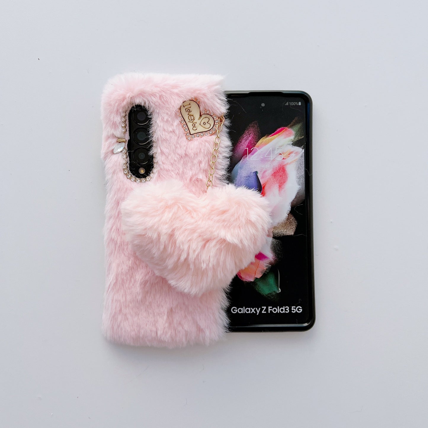 Z Fold 3-4-5-6-7-8 case,Folding Plush Shell.