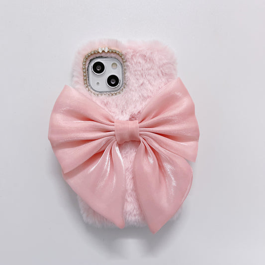 iPhone case,Fluffy-Bowknot.