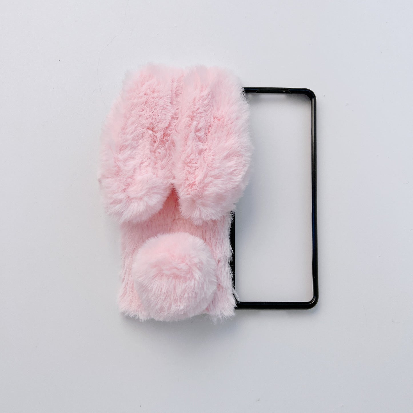 Z Fold 3-4-5-6-7-8 case,Fluffy,Cartoon rabbit.