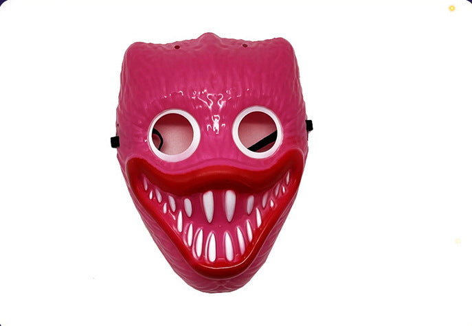 Glowing mask Poppy funny kid mask Poppy Poppy mask Cyberpunk mask Halloween mask.