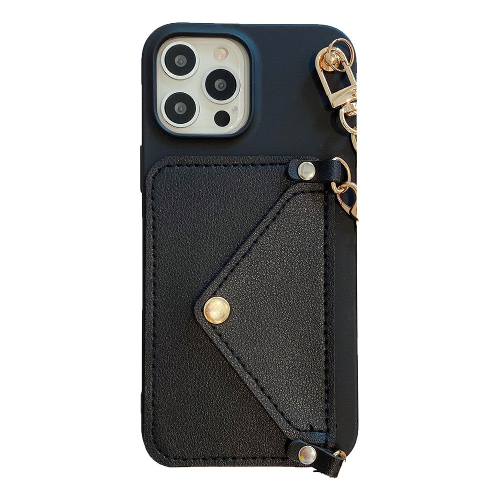 Handheld strap card bag,iPhone case,iPhoneX-14Promax.